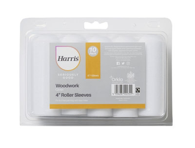 Harris - Seriously Good Woodwork Gloss Sleeve 4 - Pack 10