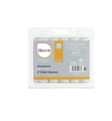 Harris - Seriously Good Woodwork Stain & Varnish Sleeve 4 - Pack 10