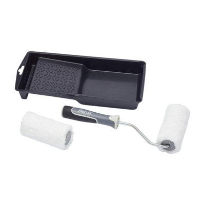 Harris Ultimate 4 Inch Walls and Ceilings Roller Set with Tray and 2 ...