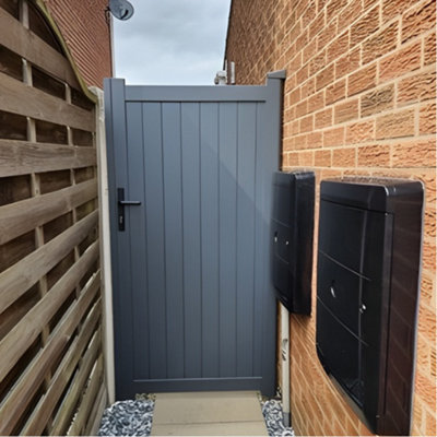 Harrogate Aluminium Pedestrian Garden Gate 1200mm Wide x 1800mm