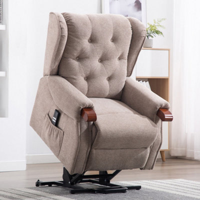 Beige recliner store