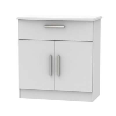 Harrow 1 Drawer 2 Door Sideboard in Grey Matt (Ready Assembled)