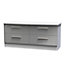 Harrow 4 Drawer Bed Box in Grey Gloss (Ready Assembled)