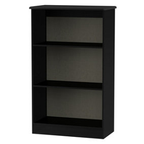 Harrow Bookcase in Black Gloss (Ready Assembled)