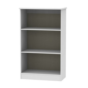 Harrow Bookcase in Grey Matt (Ready Assembled)