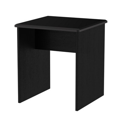 Harrow Lamp Table in Black Gloss (Ready Assembled)