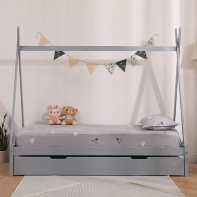 Tent bed store with trundle