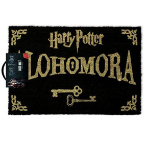 Harry Potter Alohomora Door Mat Black/Brown (60cm x 40cm)