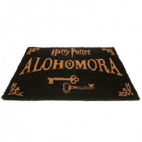 Harry Potter Alohomora Doormat Black (One Size)
