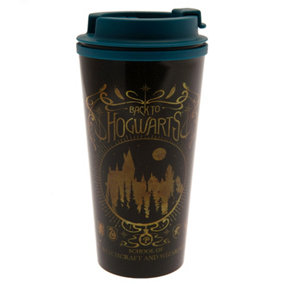 Harry Potter Back To Hogwarts Travel Mug Black/Gold (One Size)