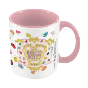 Harry Potter Bertie Botts Every Flavour Beans Inner Two Tone Mug White/Pink (One Size)
