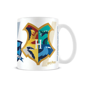Harry Potter Checkmate Crest Mug White/Multicoloured (One Size)