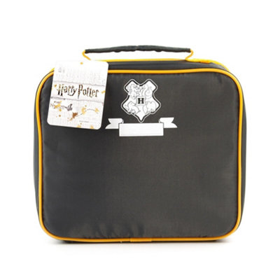 Harry Potter Chibi Lunch Bag and Bottle Set Black/Yellow (One Size)