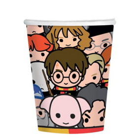 Harry Potter Disposable Cup (Pack of 8) Multicoloured (One Size)