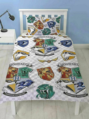 Harry Potter Grid Single Duvet Cover and Pillowcase Set