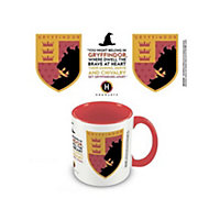 Harry Potter Gryffindor House Pride Inner Two Tone Mug Pink/White/Yellow (One Size)