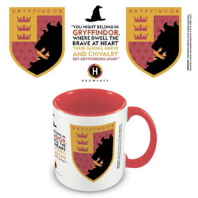Harry Potter Gryffindor House Pride Mug Red/White/Yellow (One Size)