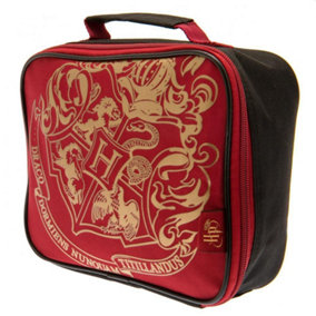 Harry Potter Hogwarts Crest Lunch Bag Red/Gold (One Size)