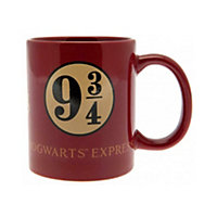 Harry Potter Hogwarts Express Platform 9 3/4 Mug Red (One Size)