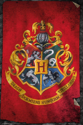 Harry Potter Hogwarts Flag 61 x 91.5cm Maxi Poster