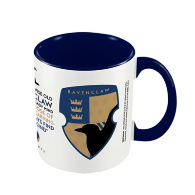 Harry Potter House Pride Ravenclaw Mug White/Navy/Brown (One Size)