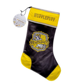 Harry Potter Hufflepuff Christmas Stocking Yellow (One Size)