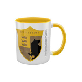 Harry Potter Hufflepuff House Pride Inner Two Tone Mug Yellow/White/Black (One Size)