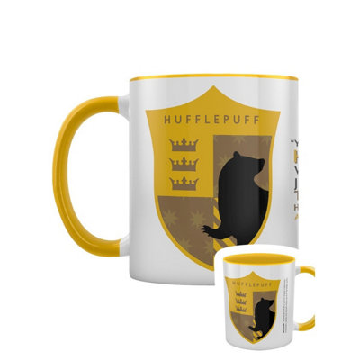 Harry Potter Hufflepuff House Pride Inner Two Tone Mug Yellow/White/Black (One Size)