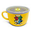 Harry Potter Hufflepuff Soup and Snack Mug Yellow/Black (One Size)