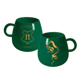 Harry Potter Intricate Houses Slytherin Mug Green/Gold (8.1cm x 5.6cm x 8.7cm)