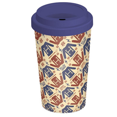 Harry Potter Jumper Ceramic Travel Mug Cream/Blue/Red (One Size)
