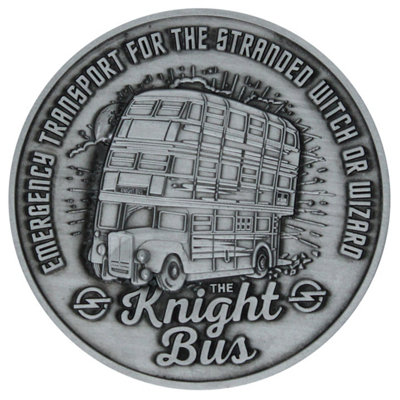 Fanattik Harry Potter Knight Bus Medaillon | Limitiert Auf 9.995 Stück, Nummeriert | Mit Display-Ständer & Box
