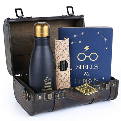 Harry Potter Premium Gift Set Brown/Blue/Gold (One Size)