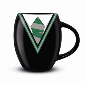 Harry Potter Slytherin Uniform Oval Mug Black/Green (One Size)