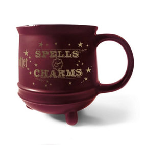 Harry Potter Spells & Charms Cauldron Mug Maroon (One Size)