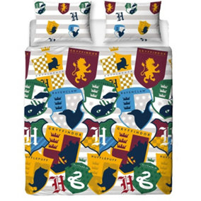 Harry Potter Stickers Duvet Cover Set Multicoloured (Double)