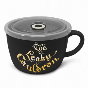 Harry Potter The Leaky Cauldron Soup Bowl Black/Yellow (One Size)