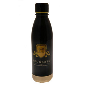 Harry Potter Tritan Water Bottle Black/Gold (One Size)