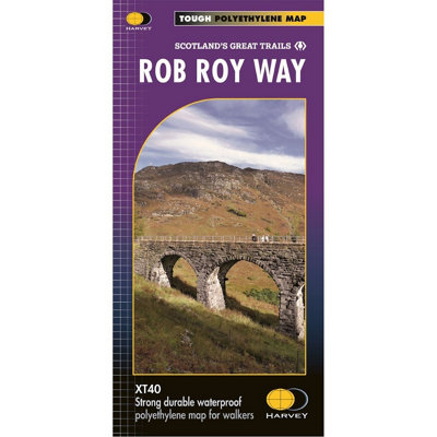 Harvey Pocket Size Map Rob Roy Way XT40