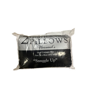 Harwood 600 gram Hollowfibre Pillow Pair