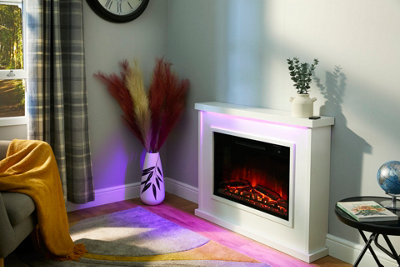 Harwood Electric Fireplace Suite