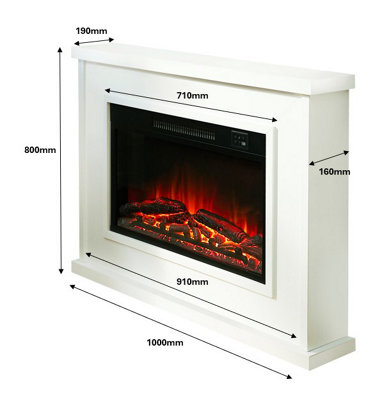Harwood Electric Fireplace Suite