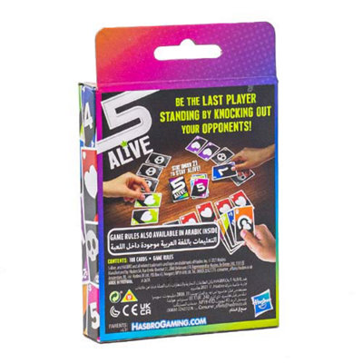 Hasbro Five Alive Card Game - Brand New and Sealed