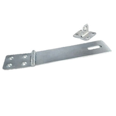 Hasp and Staple 6" Zinc for Padlocks