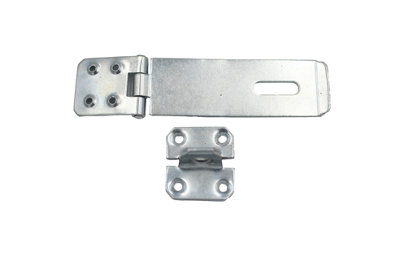 HASP & STAPLE LATCH, 114MM ZINC