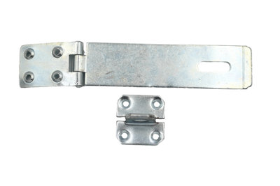 HASP & STAPLE LATCH, 150MM, ZINC