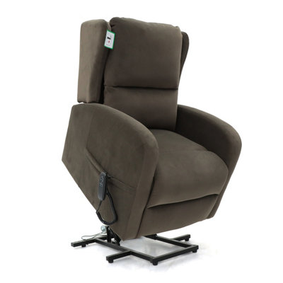 Hastings Rise and Recline Armchair Electric Dual Motor Brown