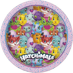Hatchimals Paper Characters Party Plates (Pack of 8) Multicoloured (One Size)