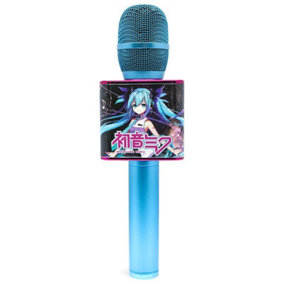 Hatsune Miku Karaoke Microphone Blue/Black/Pink (One Size)