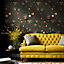 Hattie Lloyd Home - Bee Bloom Wallpaper - Charcoal - Roll